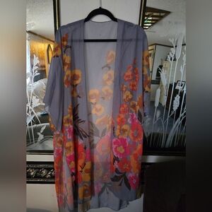 Floral Sheer Kimono